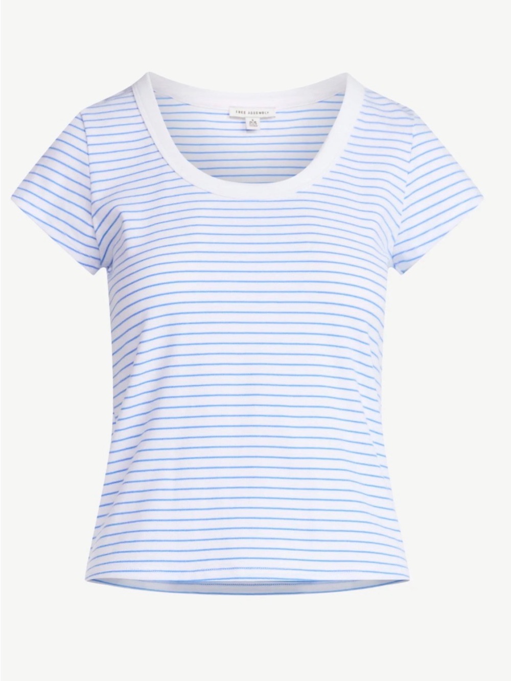 (294)Free Assembly Women's Scoop Neck Tee